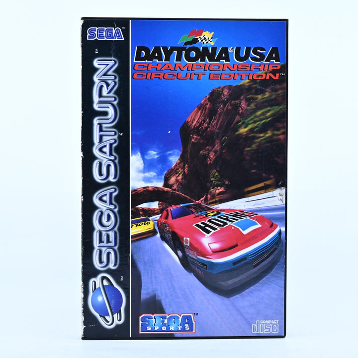 Daytona USA Championship Circuit Edition - Sega Saturn Game + Manual - PAL