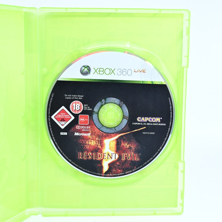 Resident Evil 5 - Xbox 360 Game - Disc Only - PAL - MINT DISC!