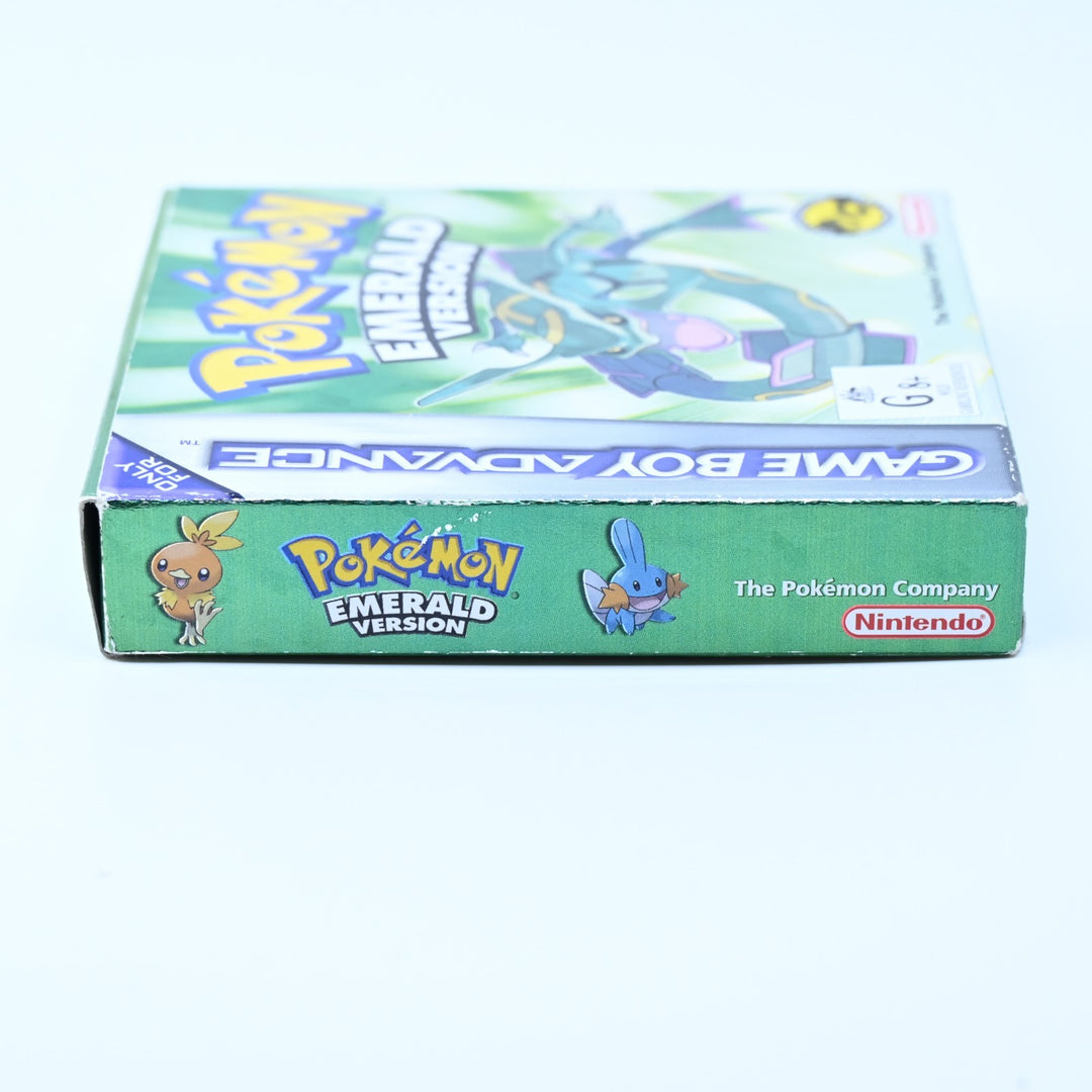Pokemon Emerald Version - GBA Boxed Game - PAL - FREE POST! ORIGINAL BAGGIE!