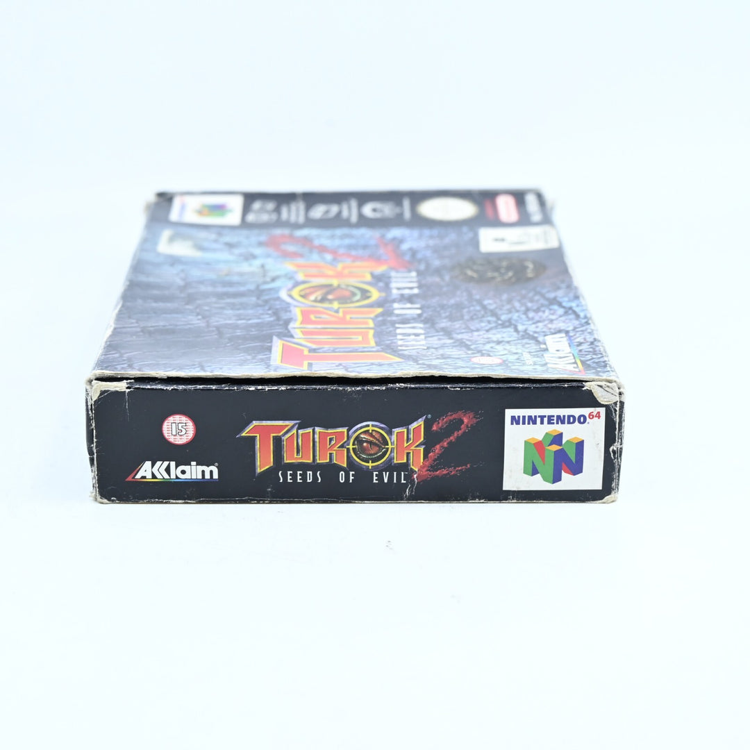 Turok 2: Seeds of Evil - N64 / Nintendo 64 Boxed Game - PAL - FREE POST!
