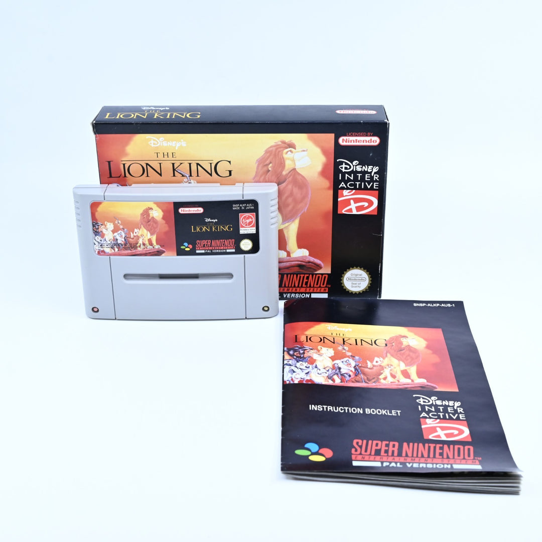 The Lion King - Super Nintendo / SNES Boxed Game - PAL - FREE POST!