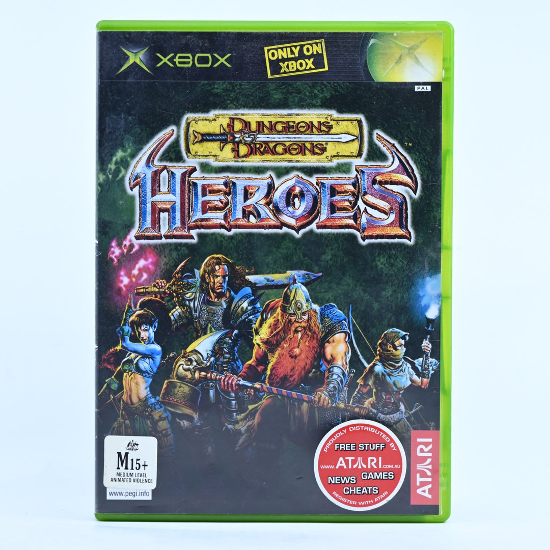 Dungeons & Dragons Heroes - Original Xbox Game + Manual - PAL - MINT DISC!