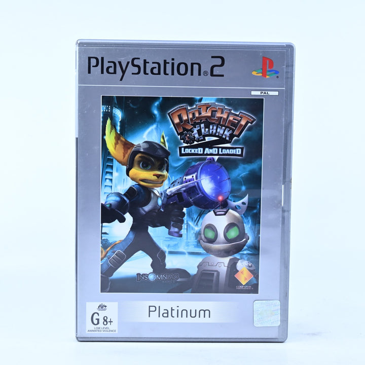 Ratchet &amp; Clank 2: Locked and Loaded - Sony Playstation 2 / PS2 Game + Manual
