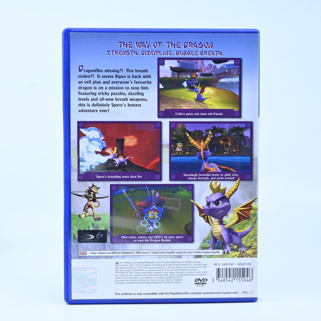 Spyro: Enter the Dragonfly - Sony Playstation 2 / PS2 Game + Manual - PAL