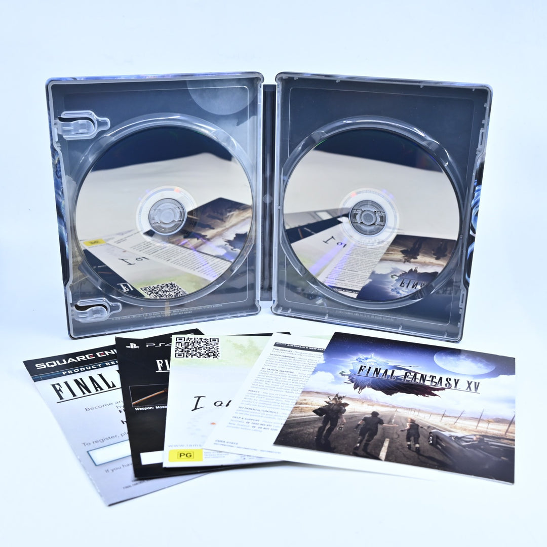 Final Fantasy XV: Deluxe Edition - Steelbook - Sony Playstation 4 / PS4 Game