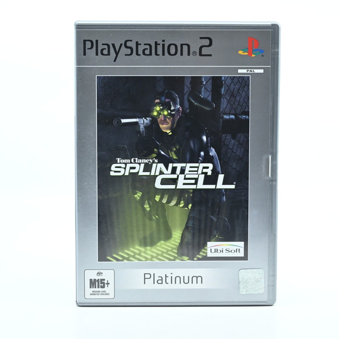 Tom Clancy's Splinter Cell - Sony Playstation 2 / PS2 Game + Manual - PAL