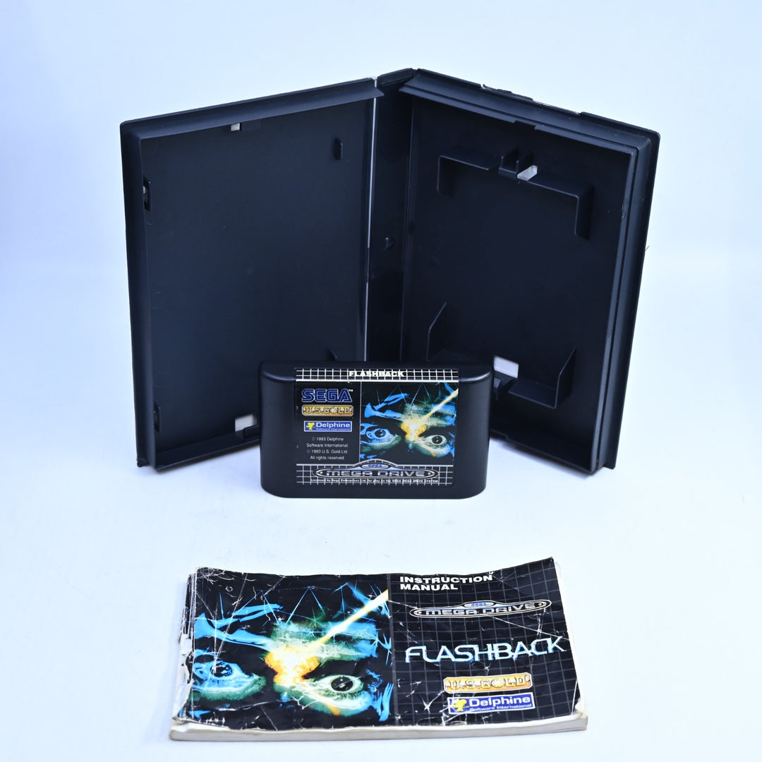 Flashback - Sega Mega Drive Game + Manual - PAL - FREE POST!