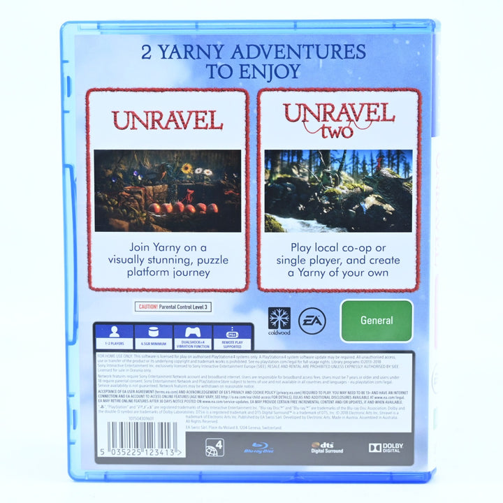 Unravel Yarny Bundle - Sony Playstation 4 / PS4 Game - FREE POST!