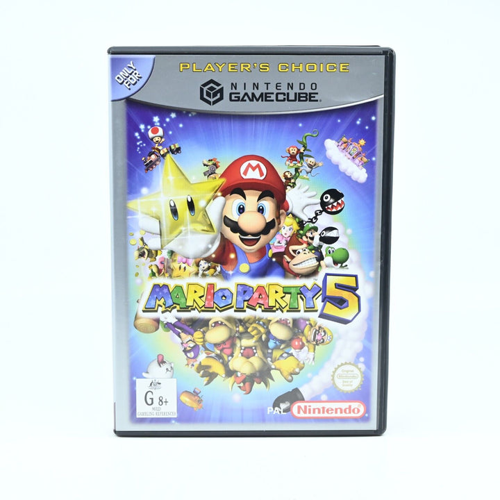 Mario Party 5 - Nintendo Gamecube Game + Manual - PAL - FREE POST!