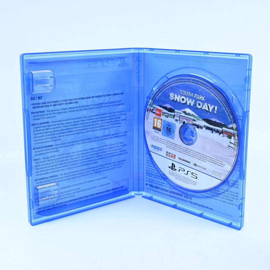 South Park: Snow Day!  - Sony Playstation 5 / PS5 Game - MINT DISC!