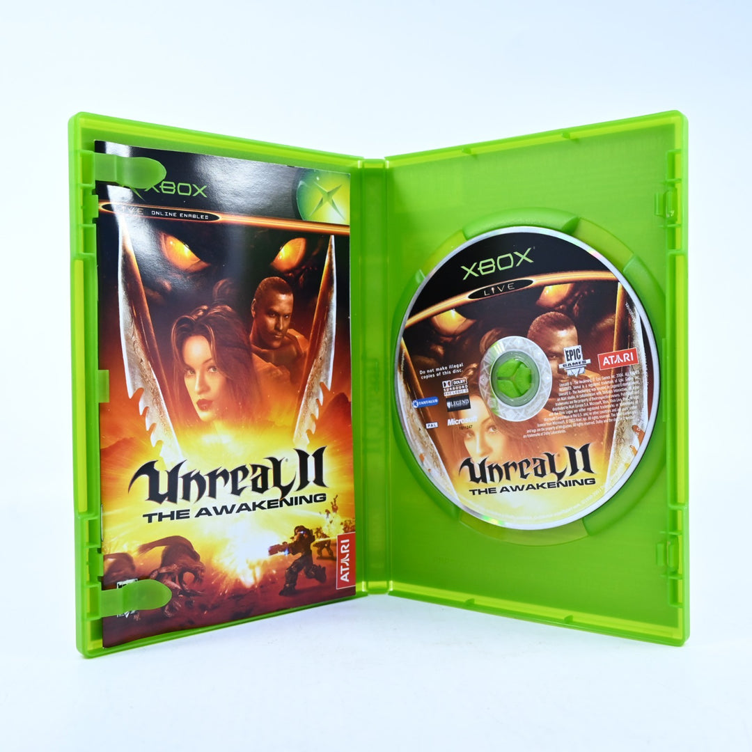 Unreal II: The Awakening - Original Xbox Game + Manual - PAL - MINT DISC!