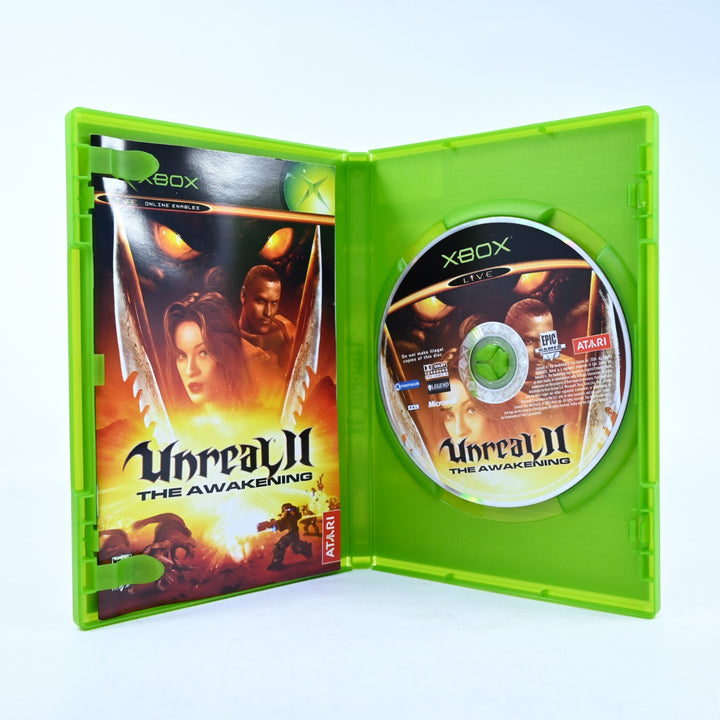 Unreal II: The Awakening - Original Xbox Game + Manual - PAL - MINT DISC!