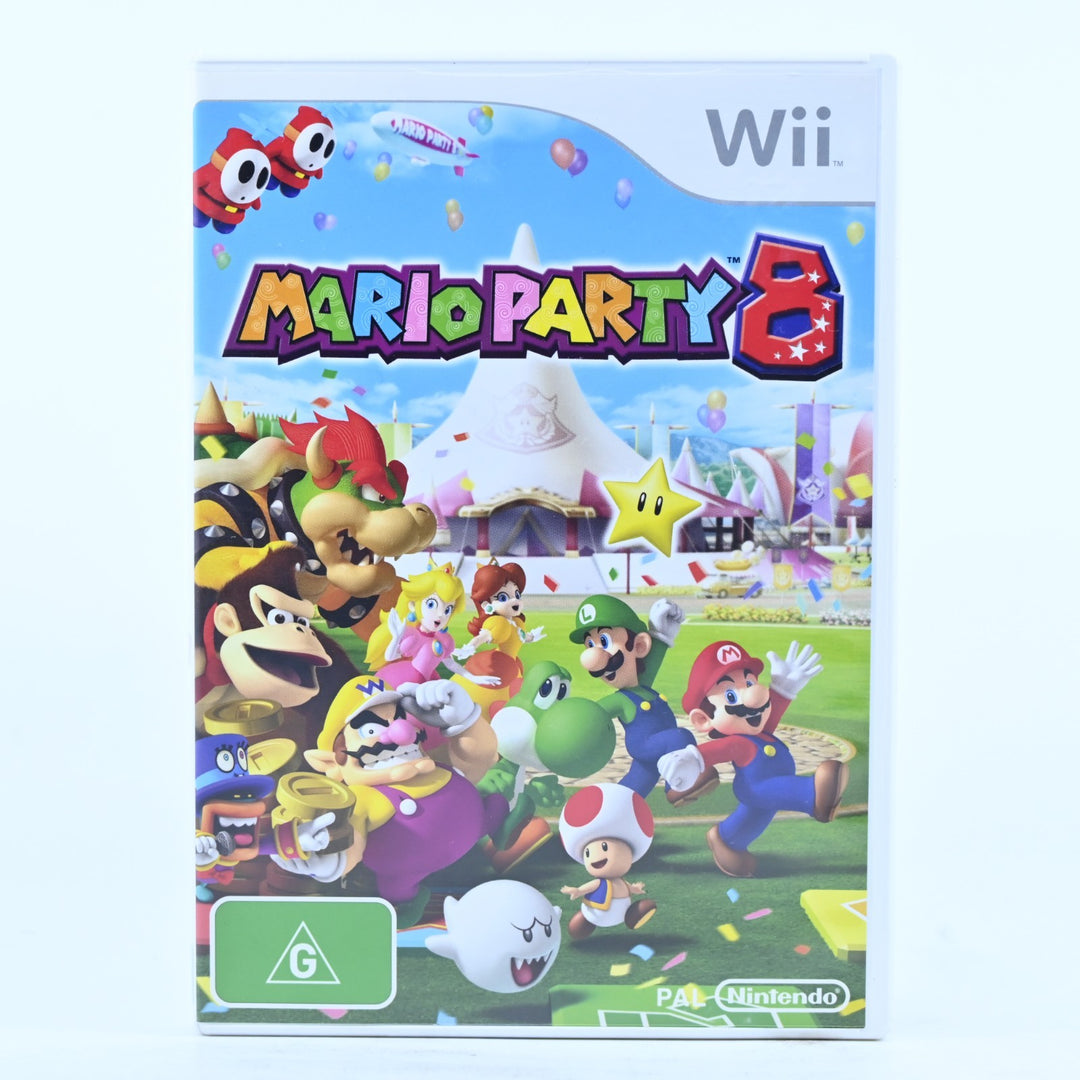 Mario Party 8 - Nintendo Wii Game + Manual - PAL - MINT DISC!