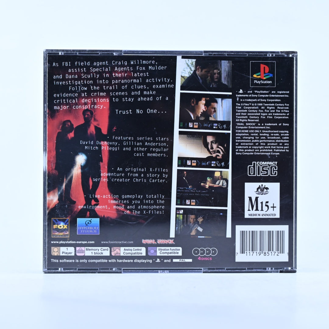The X-Files - Sony Playstation 1 / PS1 Game - No Manual - PAL