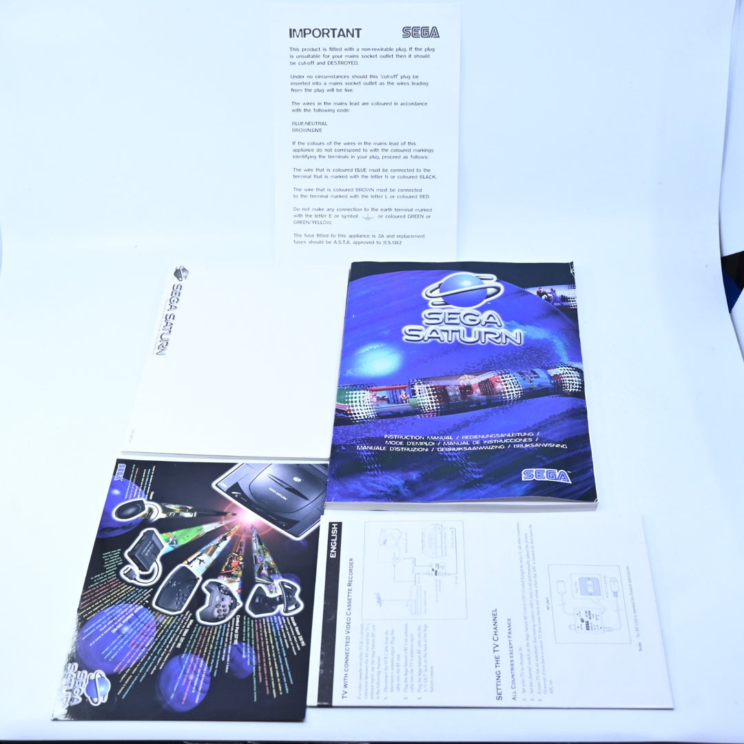 Sega Saturn Boxed Console - UK PAL - FREE POST!