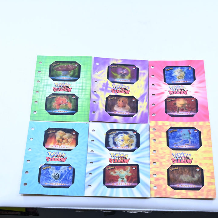 Pokemon Stadium - Action 3D's Collectors Record - Complete Set - Lays