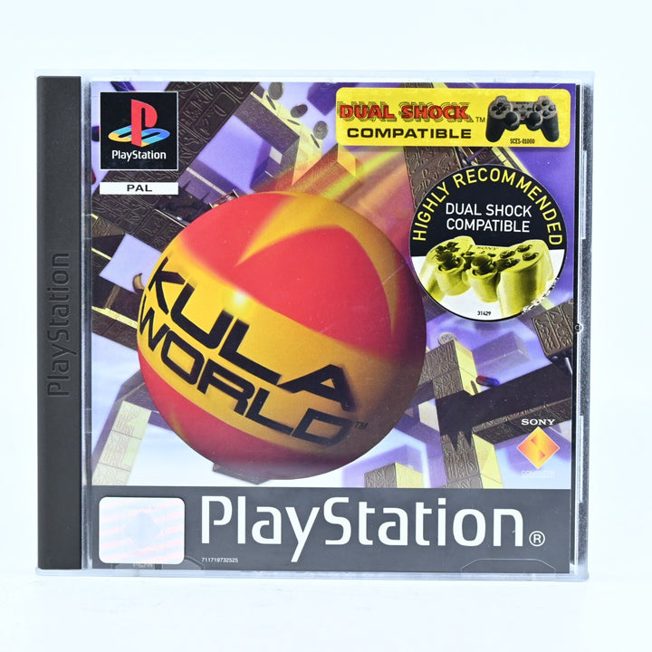 LIKE NEW! Kula World - Sony Playstation 1 / PS1 Game + Manual - PAL - MINT DISC!