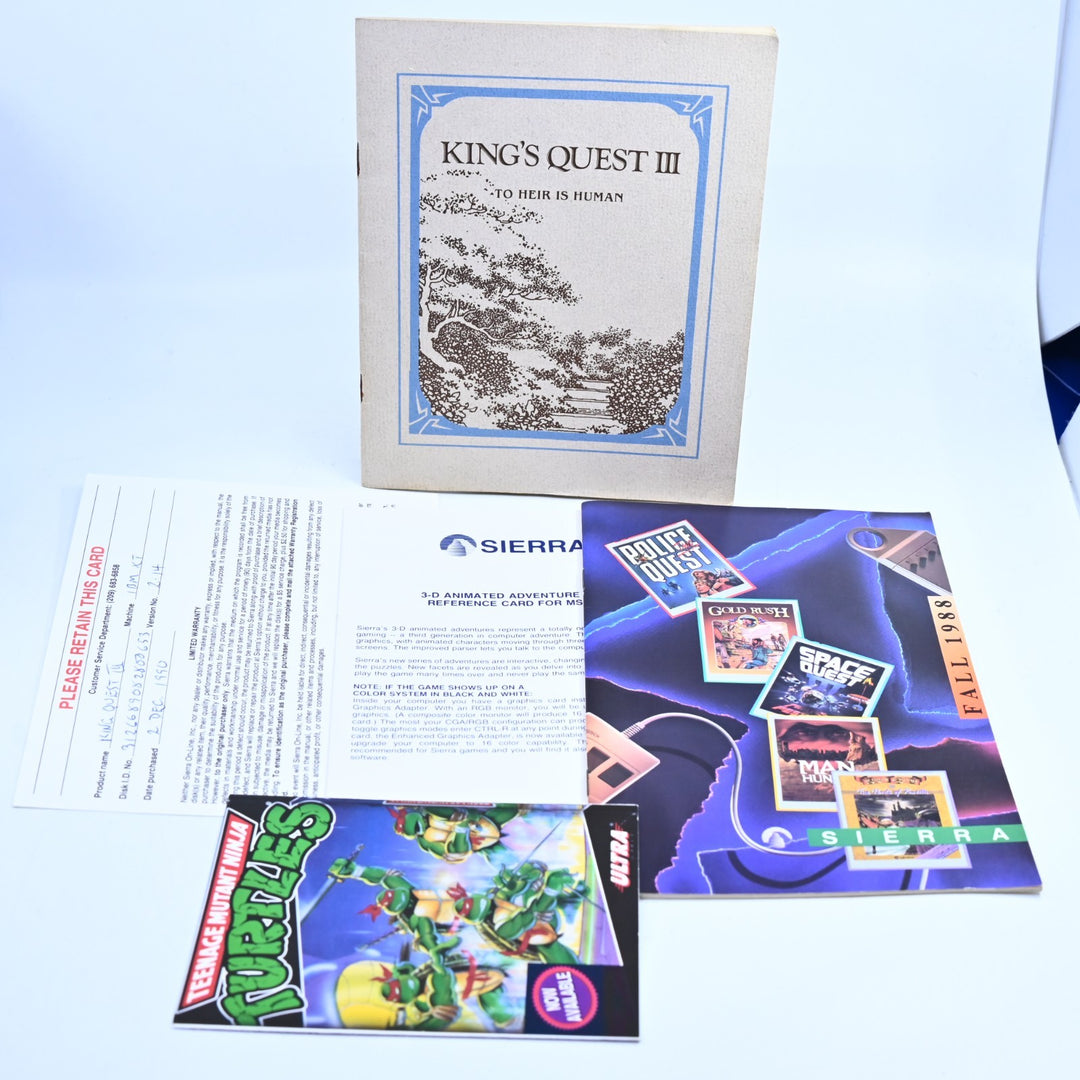 Kings Quest III: To Heir is Human - IBM Tandy Game/ MS-DOS Game / PC Game