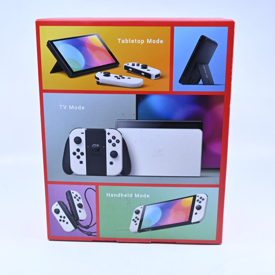 White - Nintendo Switch OLED Boxed Console - HEG-001 - FREE POST!