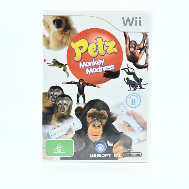 Petz: Monkey Madness - Nintendo Wii Game + Manual - PAL - MINT DISC!