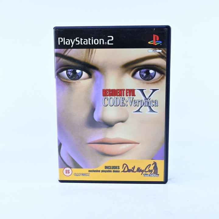 Resident Evil CODE: Veronica X - PS2 Game + Manual + DMC Demo - PAL - MINT DISC!