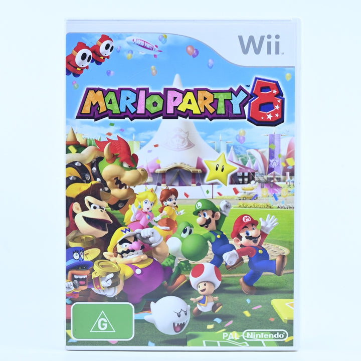 Mario Party 8 - Nintendo Wii Game + Manual - PAL - MINT DISC!