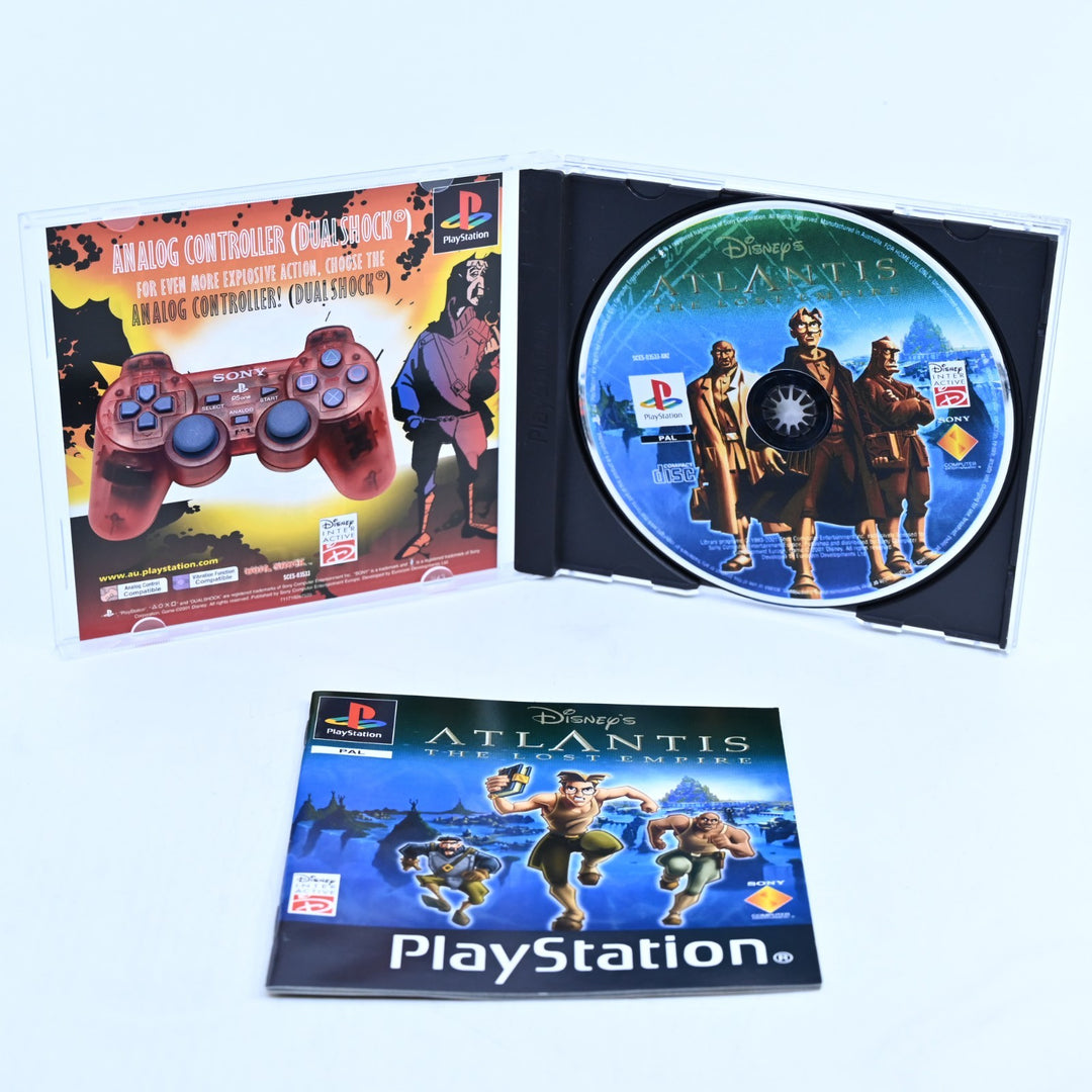 Disney's Atlantis: The Lost Empire - Sony Playstation 1 / PS1 Game + Manual