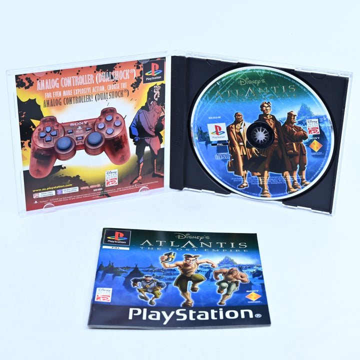 Disney's Atlantis: The Lost Empire - Sony Playstation 1 / PS1 Game + Manual