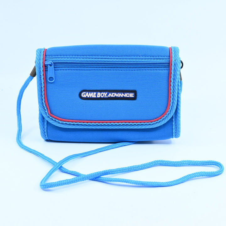 Blue / Red GameBoy Advance Carry Bag / Pouch With Carry Strap - GBA Accessory