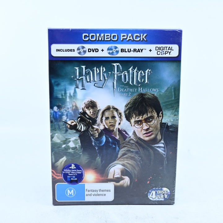 SEALED! Harry Potter And The Deathly Hallows Part 2 Combo Pack Region B Blu-ray