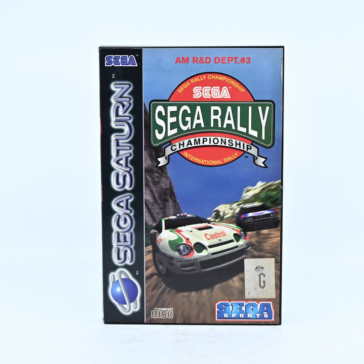 Sega Rally Championship - Sega Saturn Game + Manual - PAL - MINT DISC!