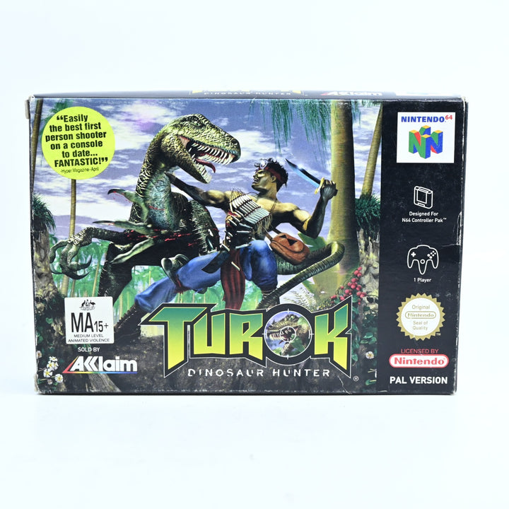 Turok - N64 / Nintendo 64 Boxed Game - PAL - FREE POST!
