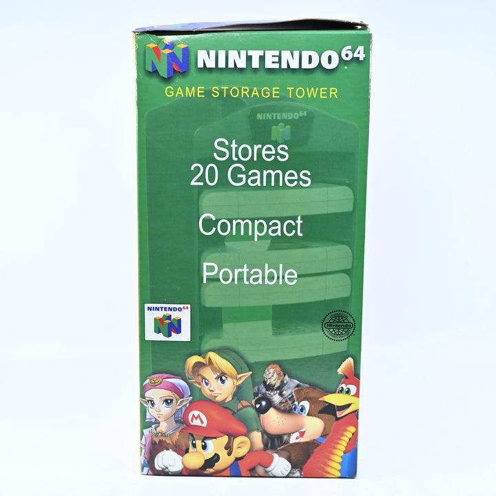 Nintendo 64 Game Storage Tower in Box - N64 / Nintendo 64 Accessory - FREE POST