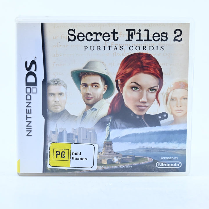 Secret Files 2 Puritas Cordis - Nintendo DS Game - PAL + Manual - FREE POST!