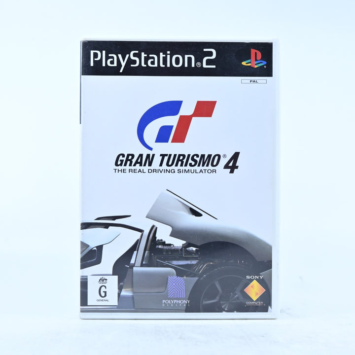 Gran Turismo 4 - Sony Playstation 2 / PS2 Game + Manual - PAL - MINT DISC!