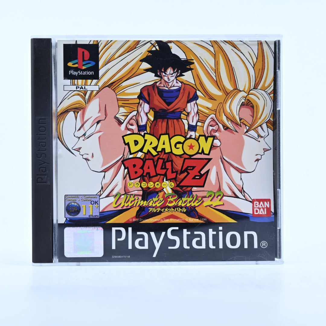 Dragon Ball Z Ultimate Battle 22 - Sony Playstation 1 / PS1 Game + Manual - PAL
