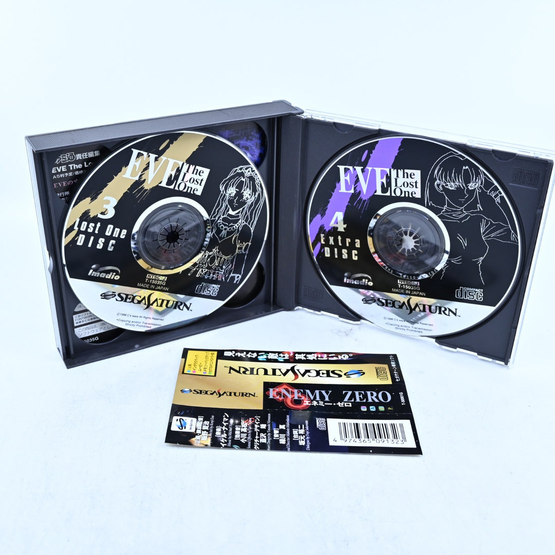 EVE The Lost One - Sega Saturn Game + Manual - NTSC-J - MINT DISC!