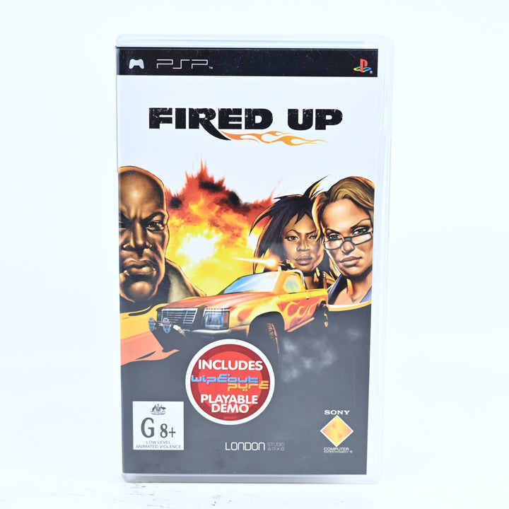 Fired Up - Sony PSP Game + Manual - FREE POST!