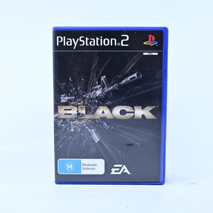 Black - Sony Playstation 2 / PS2 Game + Manual - PAL - MINT DISC!
