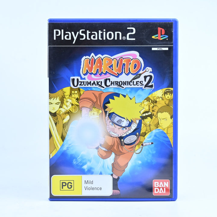 Naruto Uzumaki Chronicles 2 - Sony Playstation 2 / PS2 Game + Manual - PAL