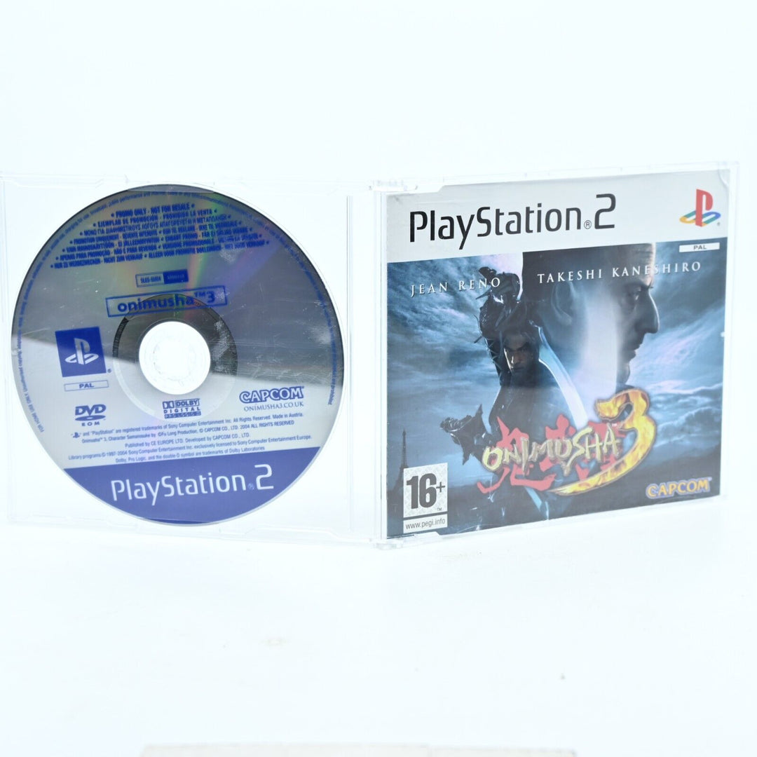 Onimusha 3 Promo Disk - Sony Playstation 2 / PS2 Game + Manual - PAL - MINT DISC