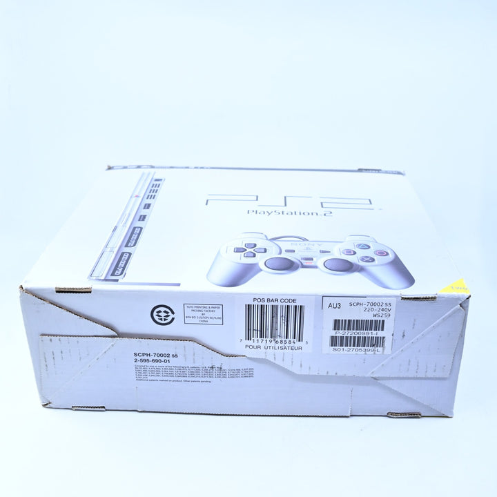 Silver Sony Playstation 2 / PS2 Slim Boxed Console - AUS PAL - FREE POST!
