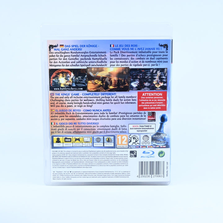 Battle vs. Chess - Sony Playstation 3 / PS3 Game + Manual - FREE POST!