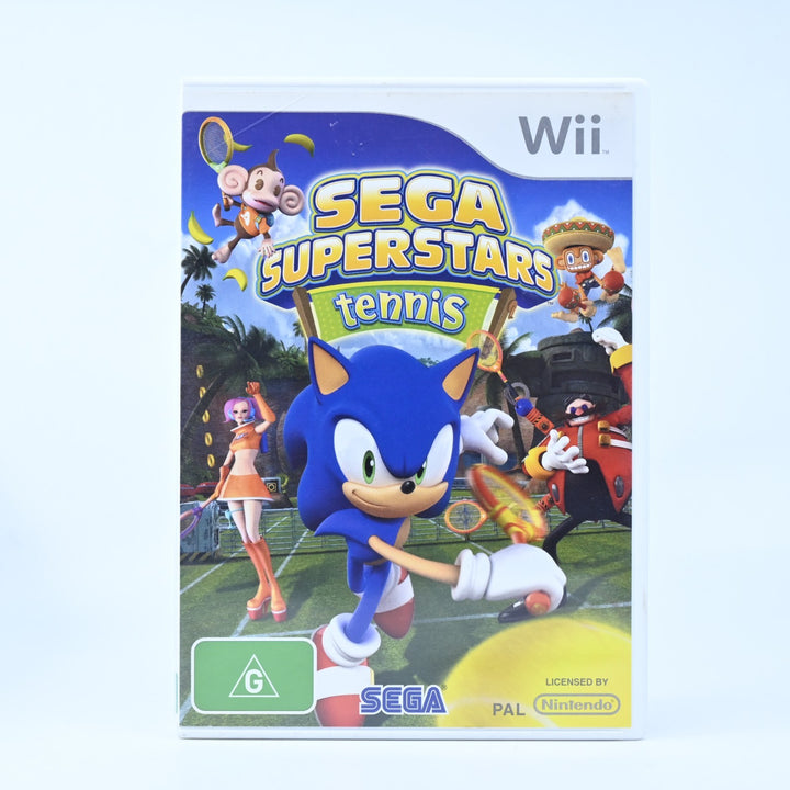 Sega Superstars Tennis - Nintendo Wii Game + Manual - PAL - MINT DISC!