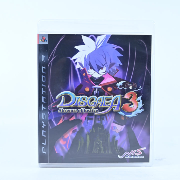 Disgaea 3: Absence of Justice - Sony Playstation 3 / PS3 Game + Manual