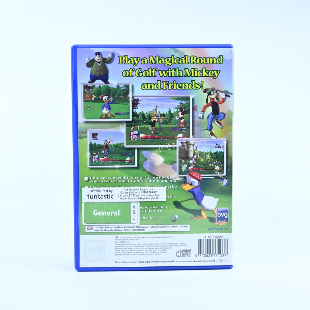Disney Golf - Sony Playstation 2 / PS2 Game + Manual - PAL - MINT DISC!