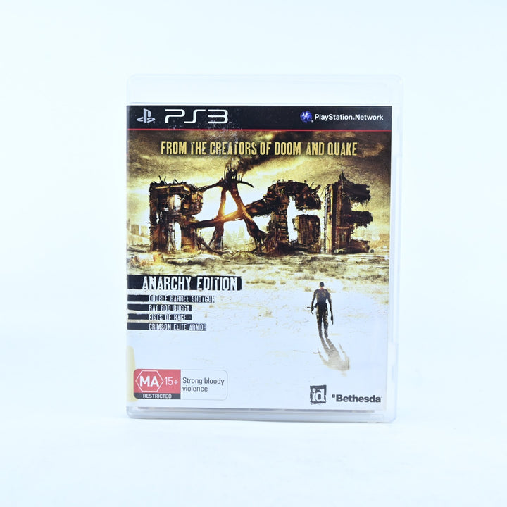 Rage - Anarchy Edtion - Sony Playstation 3 / PS3 Game + Manual - MINT DISC!