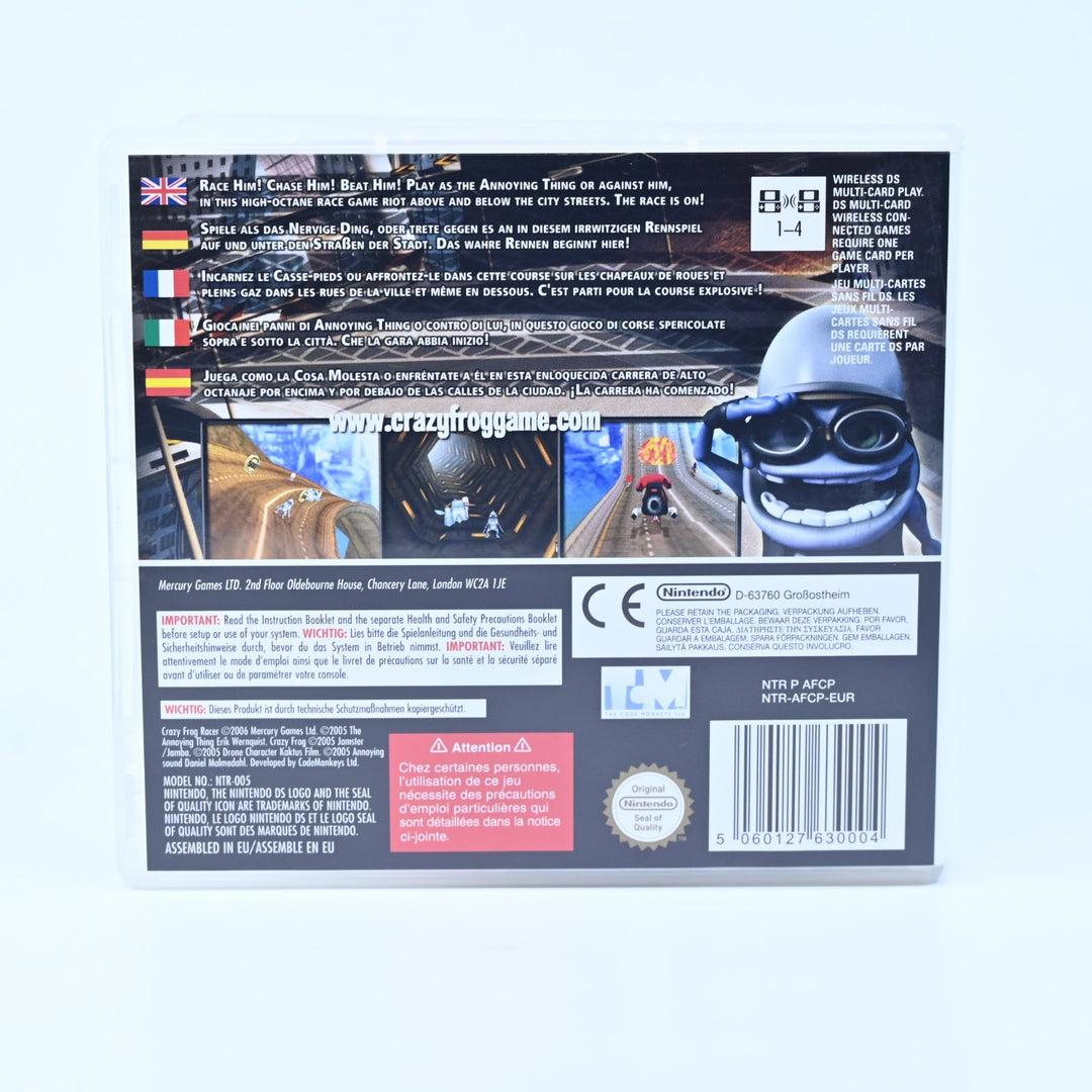 Crazy Frog Racer - Nintendo DS Game - PAL + Manual - FREE POST!