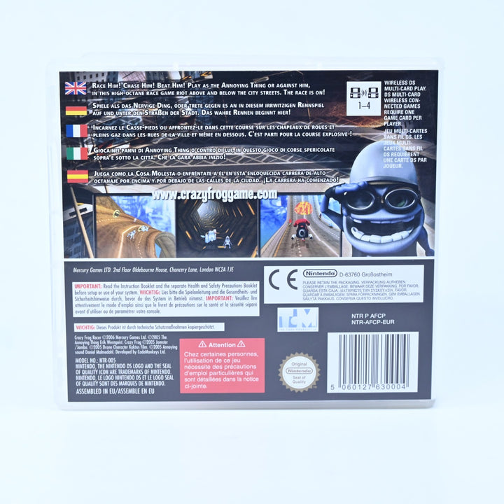 Crazy Frog Racer - Nintendo DS Game - PAL + Manual - FREE POST!