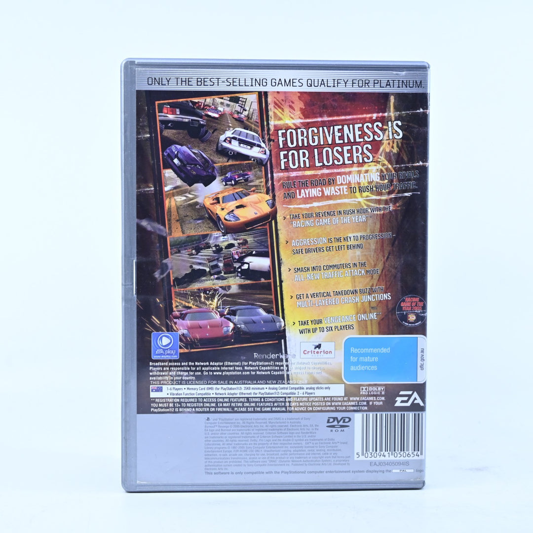 Burnout Revenge - Sony Playstation 2 / PS2 Game + Manual - PAL - MINT DISC!